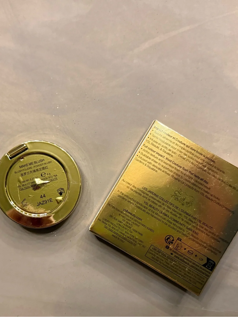 Yves Saint Laurent Make Me Blush Powder - 44 Nude Lavalliere
